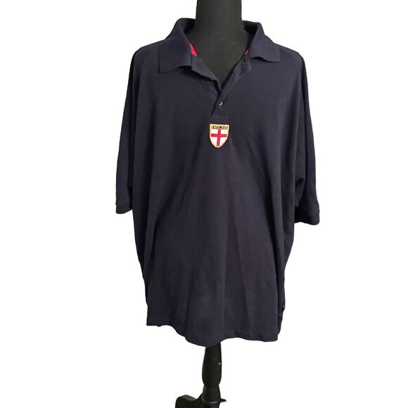 England 04 For 100% England‎ Supporters Polo/Golf Shirt, Men's Size XXL - Picture 1 of 7